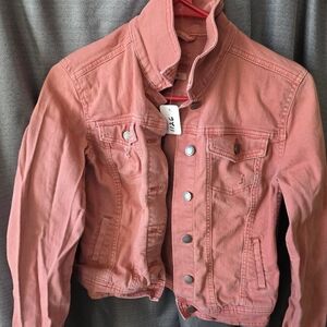 Pink Denim Jacket